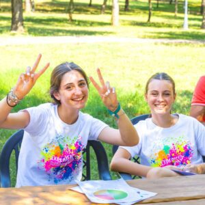 ragazze durante un camp estivo